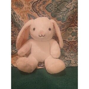 Hallmark Cards White Bunny Rabbit Plush Stuffed Animal Toy Easter  9" MJE5192